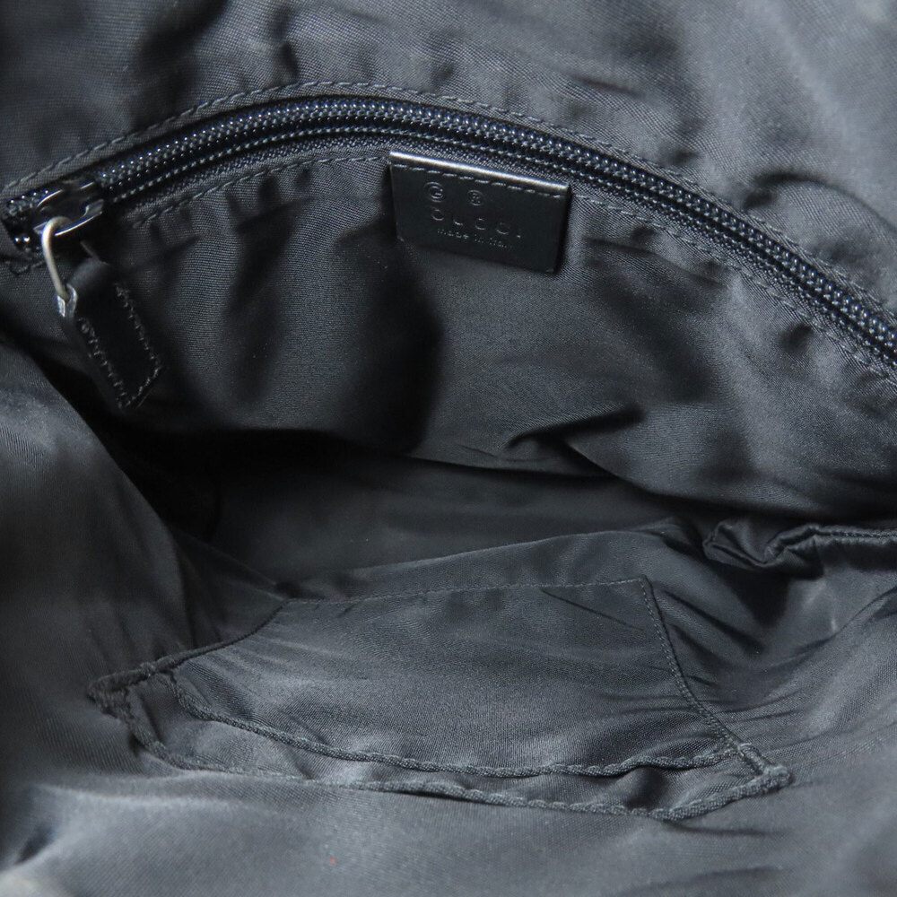 GUCCI Authentic Black Canvas Shoulder Bag - Picture 5 of 16